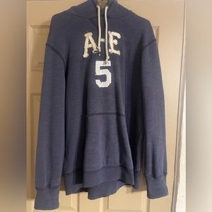 Men’s large American eagle heavy navy colored hoodie.